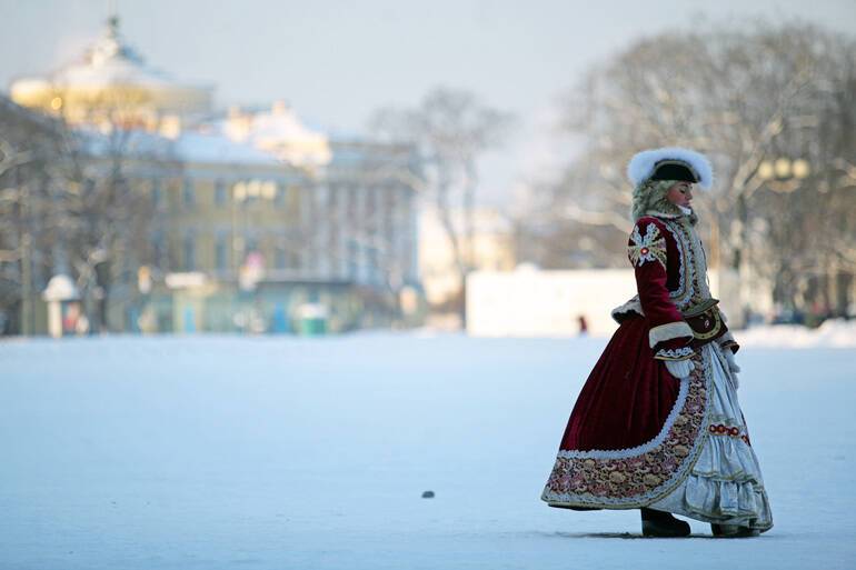 Понедельник и зима могут наступить в Петербурга одновременно