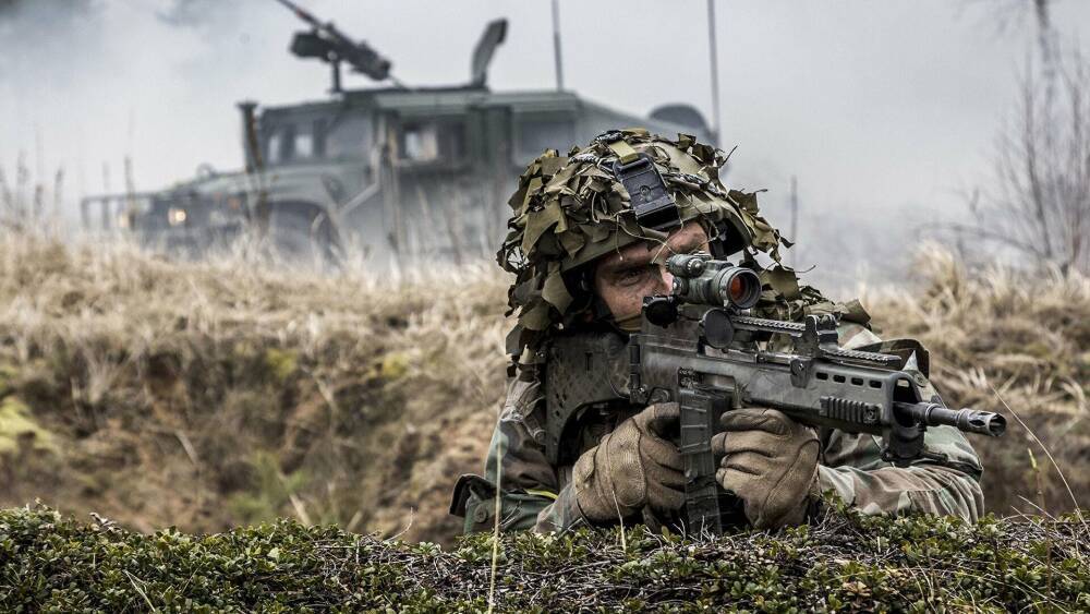 В Латвии начались военные учения c участием НАТО и США Winter Shield 2021