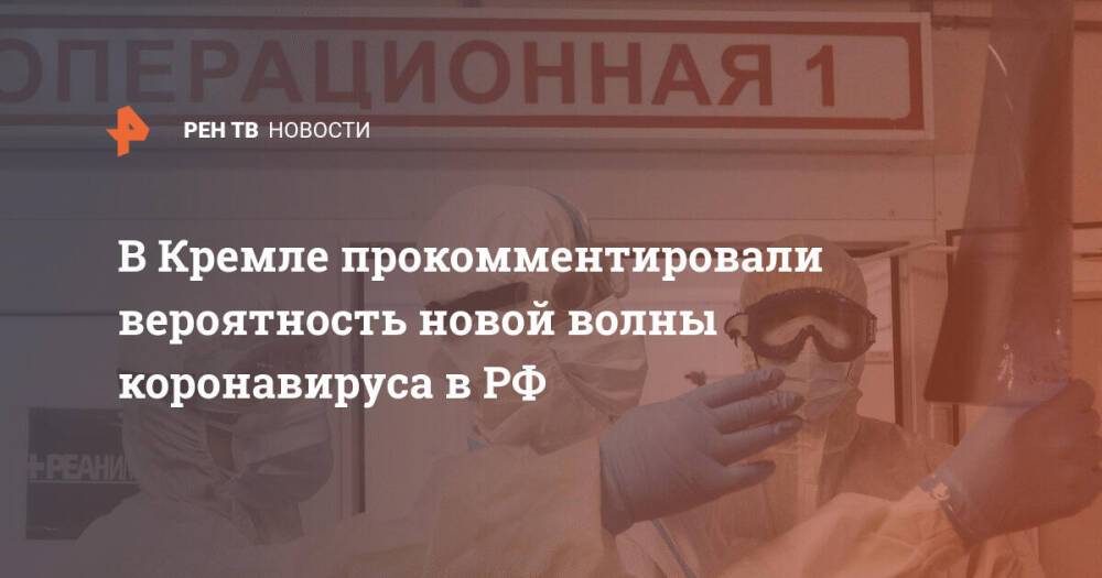 В Кремле прокомментировали вероятность новой волны коронавируса в РФ