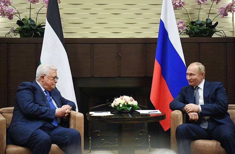 Путин обсудил с президентом Палестины ситуацию на Ближнем Востоке
