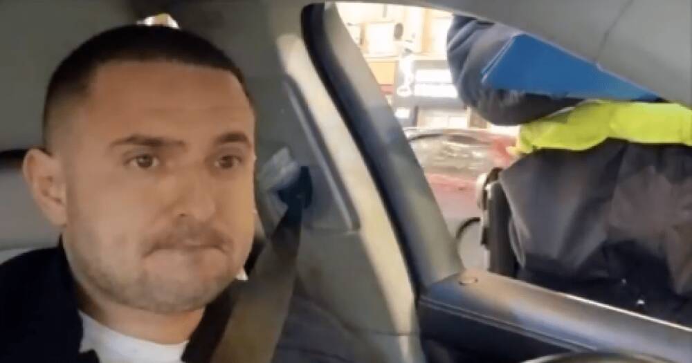 "Слуга" Куницкий опубликовал видео общения с полицейским после нарушения ПДД в Харькове