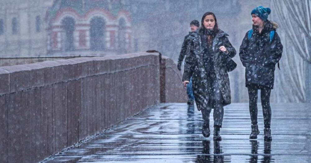 В Москве в среду ожидается снегопад