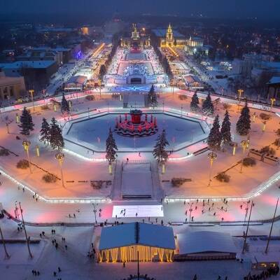 Самый большой каток в Москве откроется на ВДНХ 26 ноября