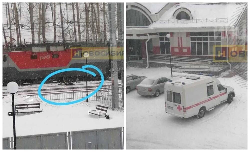 Под Новосибирском пожилая женщина на рельсах упала под колёса поезда