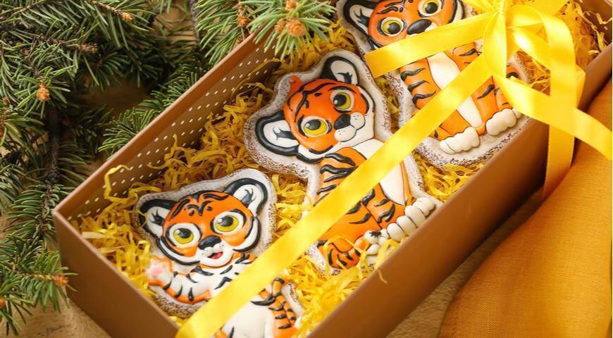 Топ-3 рецепта замечательного тигриного печенья к Новому году