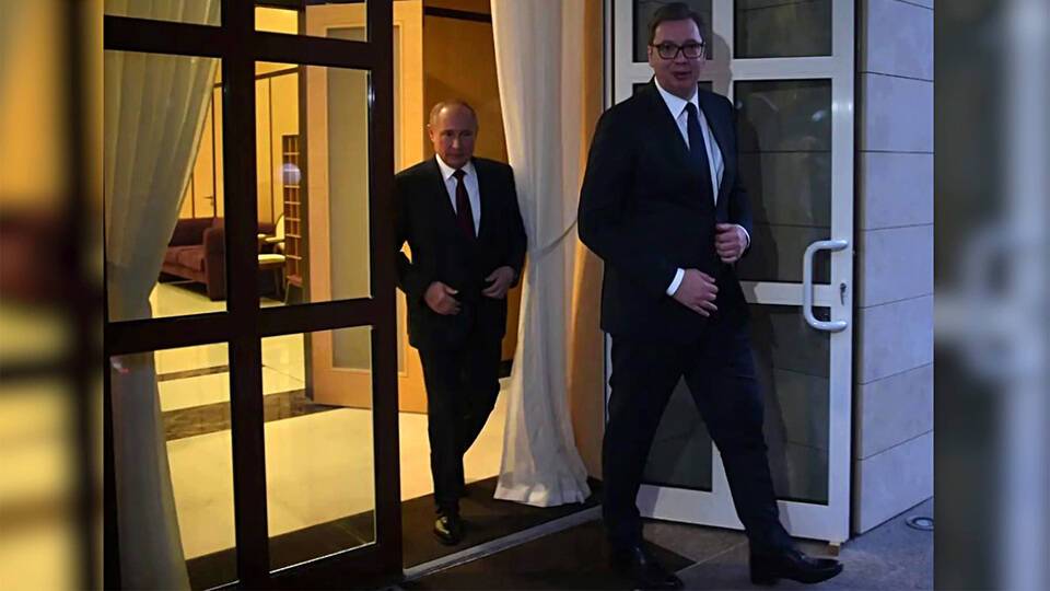В Сочи состоялись переговоры Владимира Путина и Александра Вучича