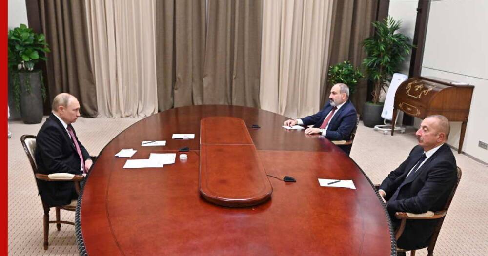 Встреча Путина, Пашиняна и Алиева. Главные заявления