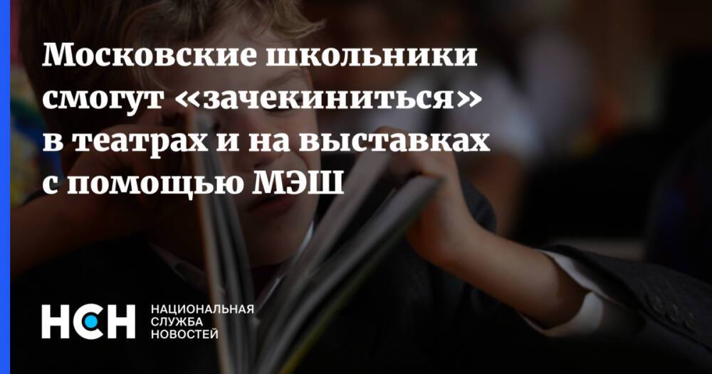 Московские школьники смогут «зачекиниться» в театрах и на выставках с помощью МЭШ