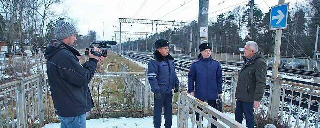 У платформы Ильинская состоялся очередной рейд по безопасности на железной дороге