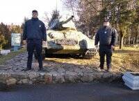 Под Киевом злоумышленники украли бронированную часть танка