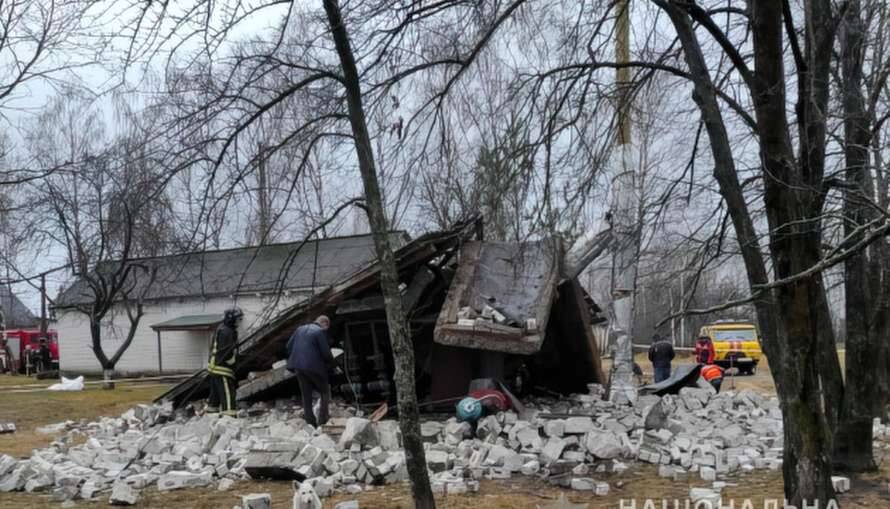 Взрыв в школе на Волыни уничтожил здание дотла (ФОТО)