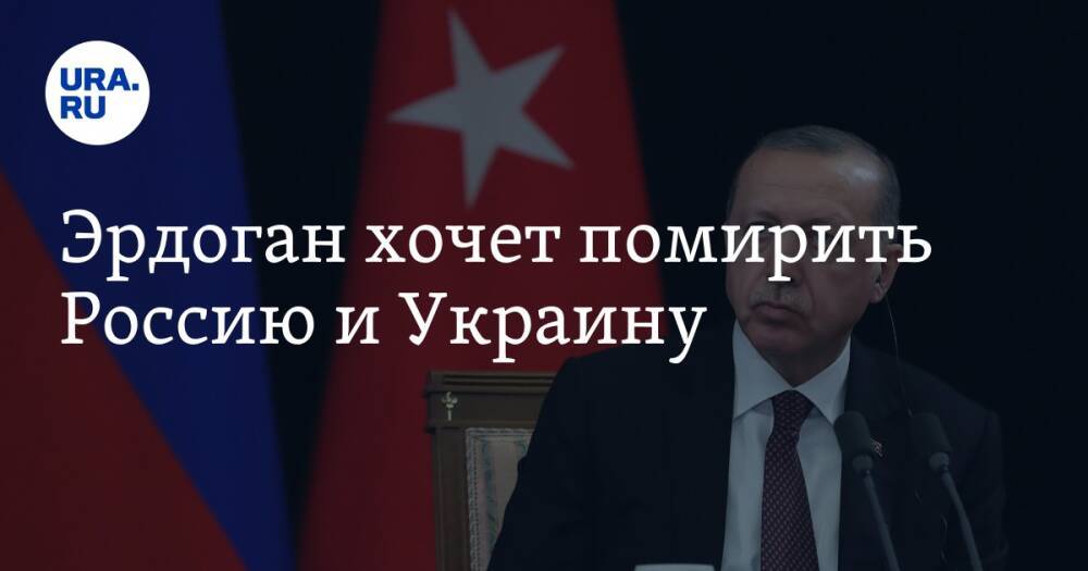 Эрдоган хочет помирить Россию и Украину