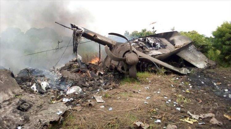 В России разбился самолет Ан-12