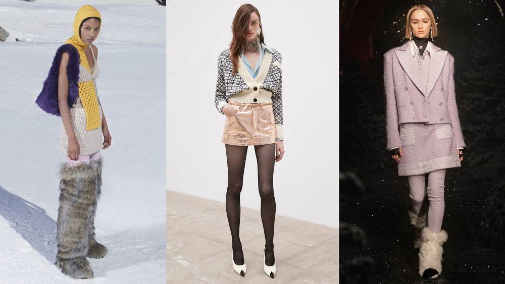 Как носить мини-юбку зимой? Подсказываем 4 варианта и 15 актуальных моделей