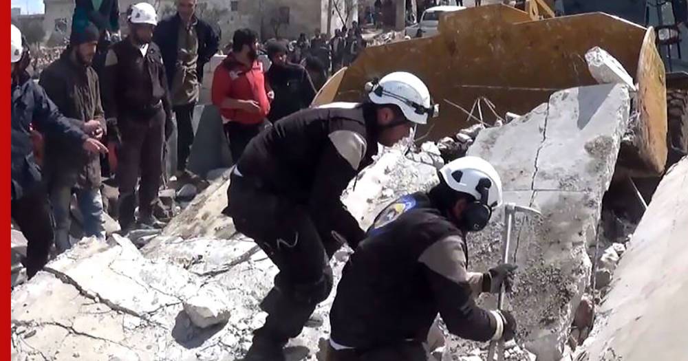 "Белые каски" планируют обвинить Дамаск в ударах, использовав кадры с постановочных съемок