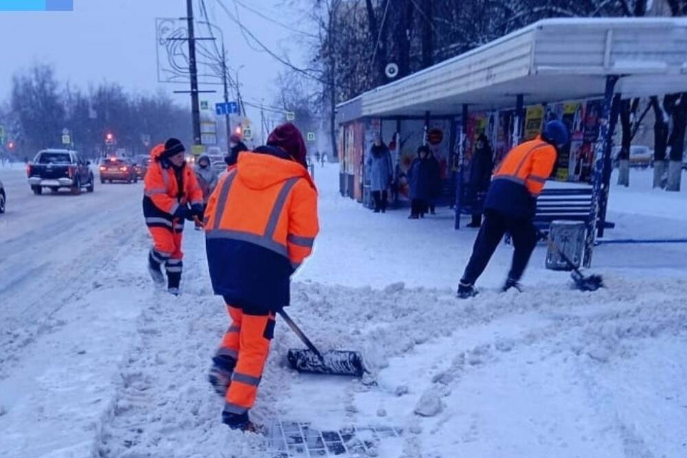 Псковским «управляйкам» поручили убрать снег между дворов