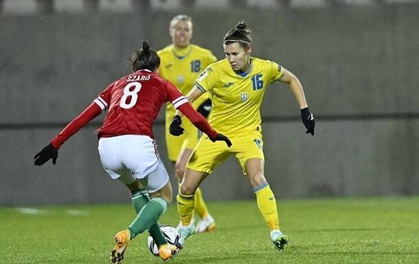 Женская сборная Украины проиграла Венгрии в квалификации ЧМ-2023