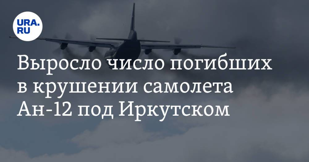 Выросло число погибших в крушении самолета Ан-12 под Иркутском