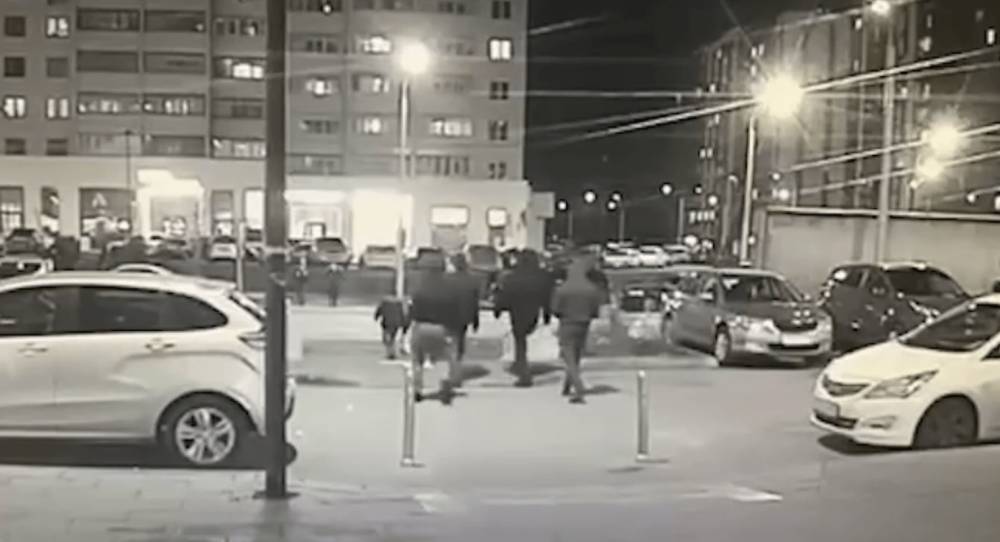 Опубликованы кадры начала потасовки в Новой Москве