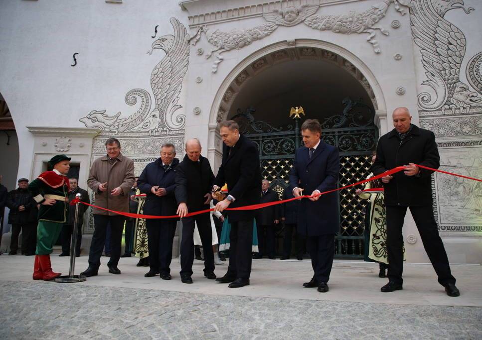 В Гродно торжественно открыли первую очередь реконструкции Старого замка