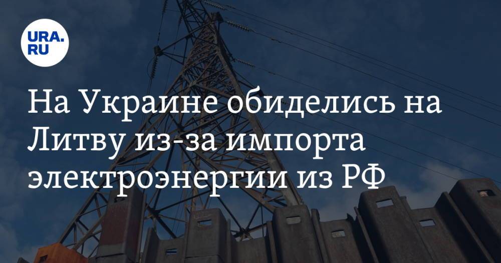 На Украине обиделись на Литву из-за импорта электроэнергии из РФ