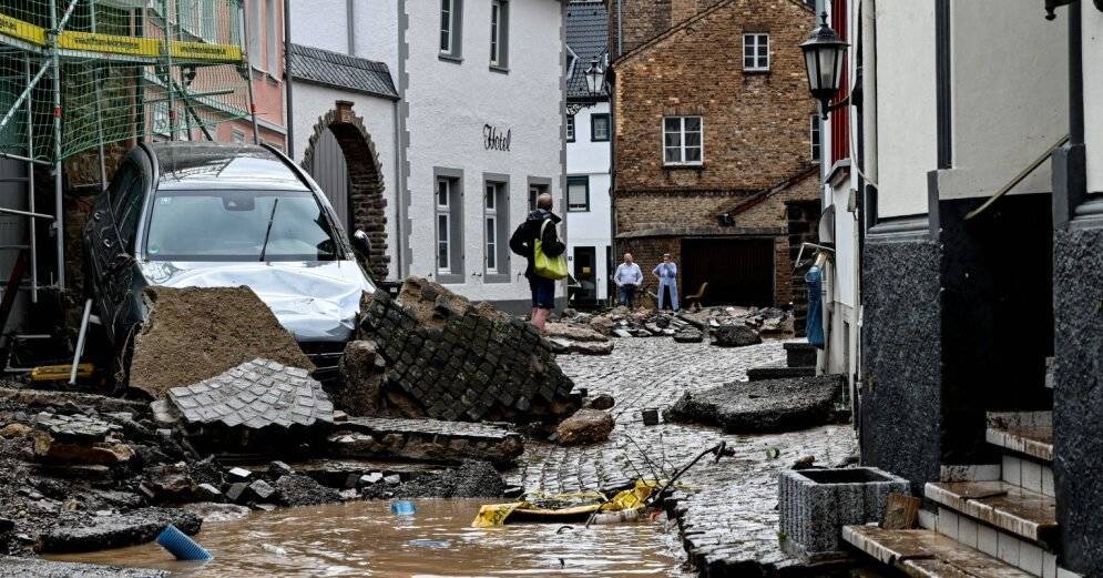 Названа сумма ущерба от разрушительного наводнения в Германии