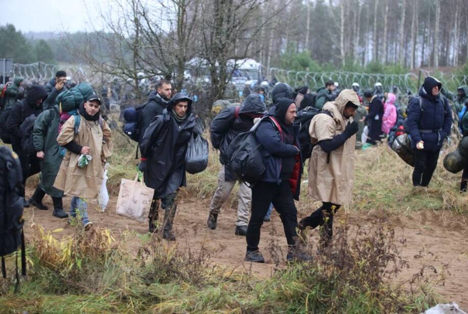 Белорусско-польскую границу оккупировали мигранты в надежде найти пристанище в ЕС — видео