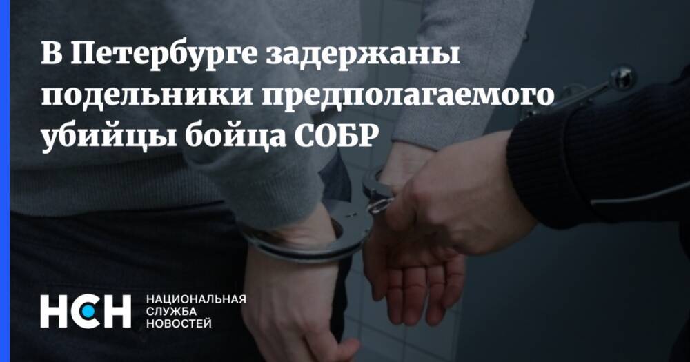 В Петербурге задержаны подельники предполагаемого убийцы бойца СОБР