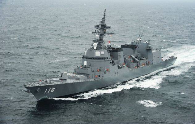 Японский эсминец вернется из дальнего похода, чтобы противостоять флоту Китая