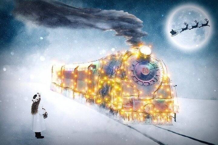 Сказочный поезд с Дедом Морозом в Казань прибудет 15 декабря