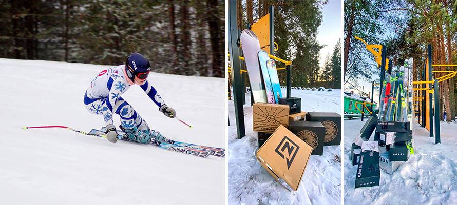 В районную спортивную школу в Карелии пришли горные лыжи и сноуборды