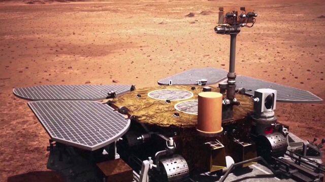 Марсоход «Чжужун» успешно передал данные зонду Mars Express