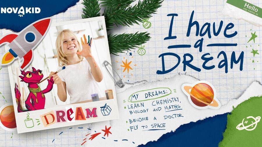 Подарки за рассказ о детской мечте: розыгрыш от Novakid для юных любителей английского