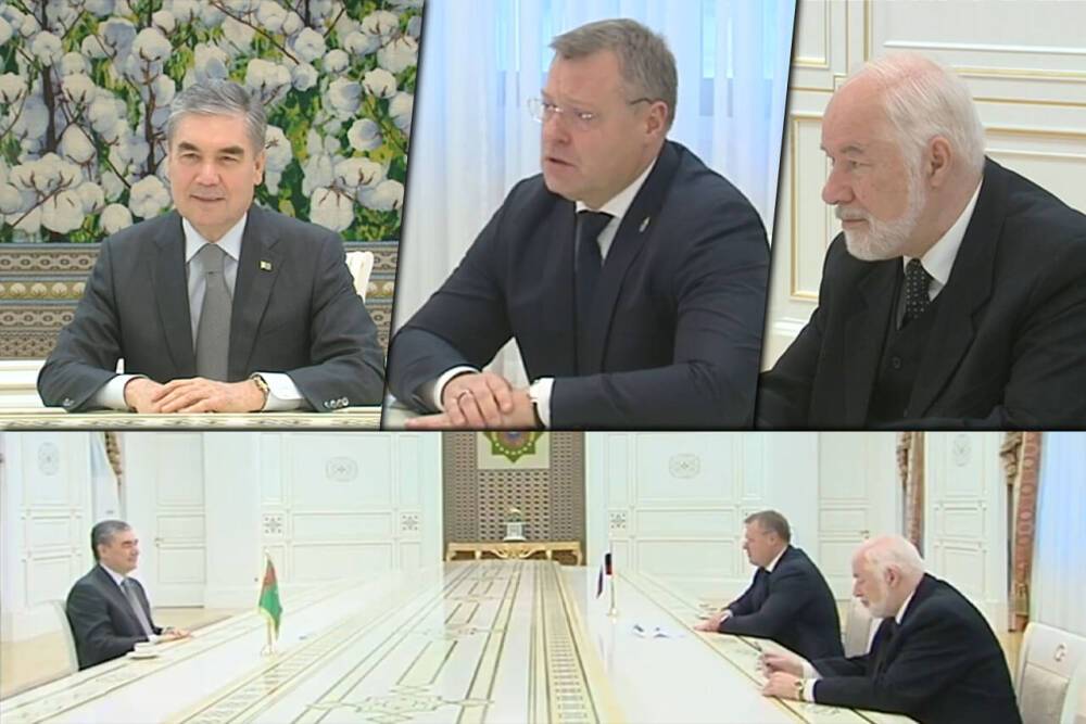 Губернатор Астрахани предложил Бердымухамедову строить корпуса судов в России, а дооснащать на туркменском заводе