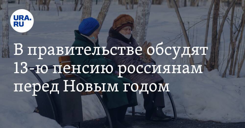 В правительстве обсудят 13-ю пенсию россиянам перед Новым годом