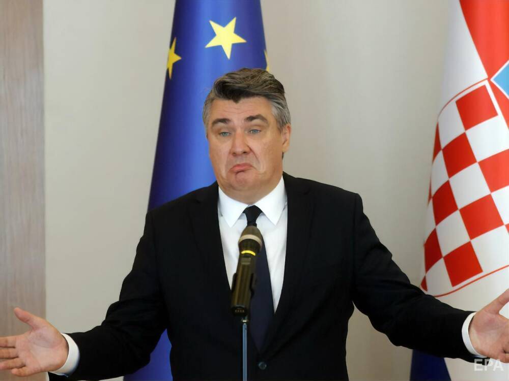 "Он убежит в Брюссель, если ситуация обострится, а хорватские солдаты туда не убегут". Президент Хорватии раскритиковал визит премьера в Украину