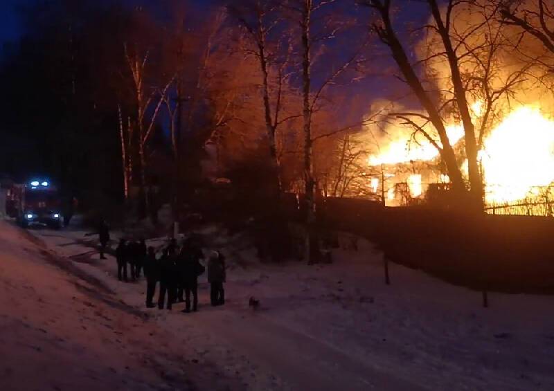 Появились подробности вчерашнего пожара в Смоленской области