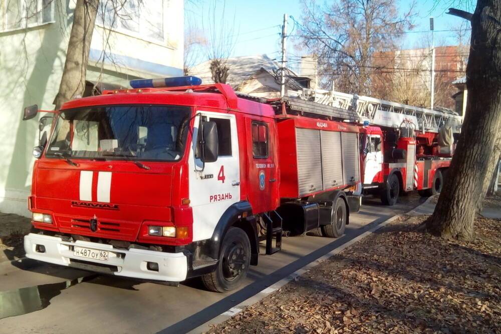 При пожаре на заводе «Тяжпрессмаш» в Рязани никто не пострадал