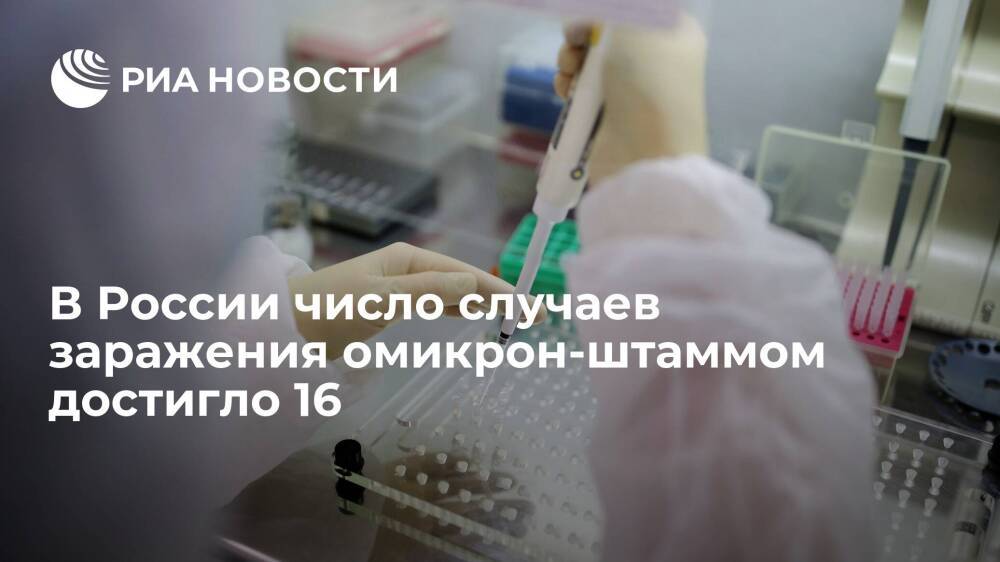 Вице-премьер Голикова: омикрон-штамм коронавируса выявили у 16 вернувшихся из ЮАР россиян