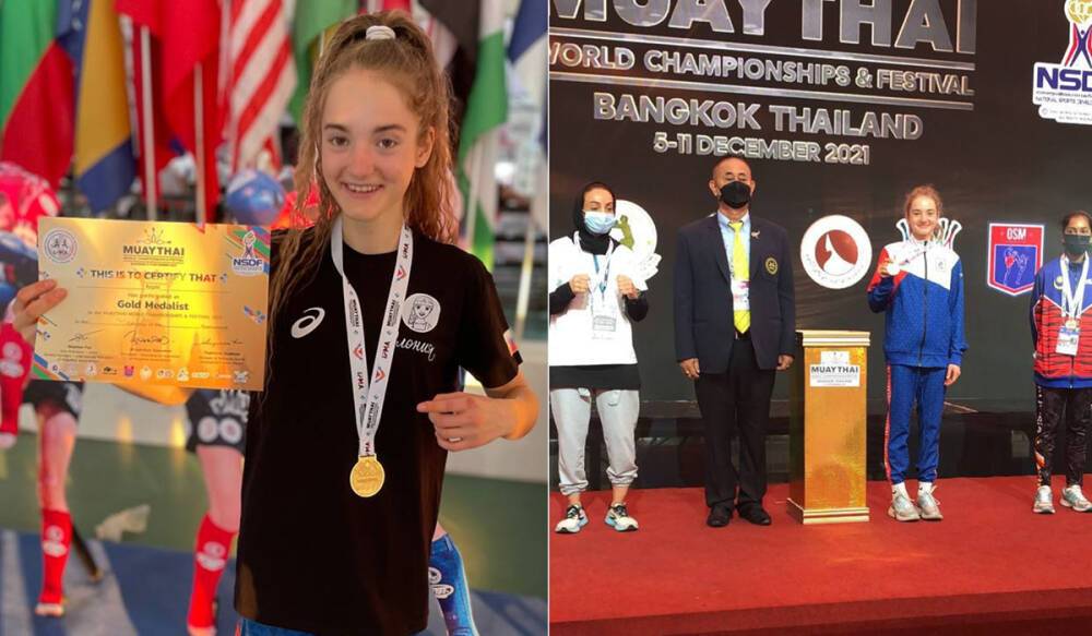 Александра Аврунина из Петрозаводска выиграла золото на Первенстве мира по тайскому боксу