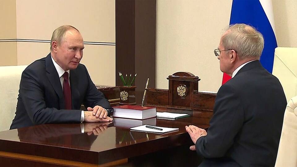 Владимир Путин встретился с председателем Конституционного Суда Валерием Зорькиным