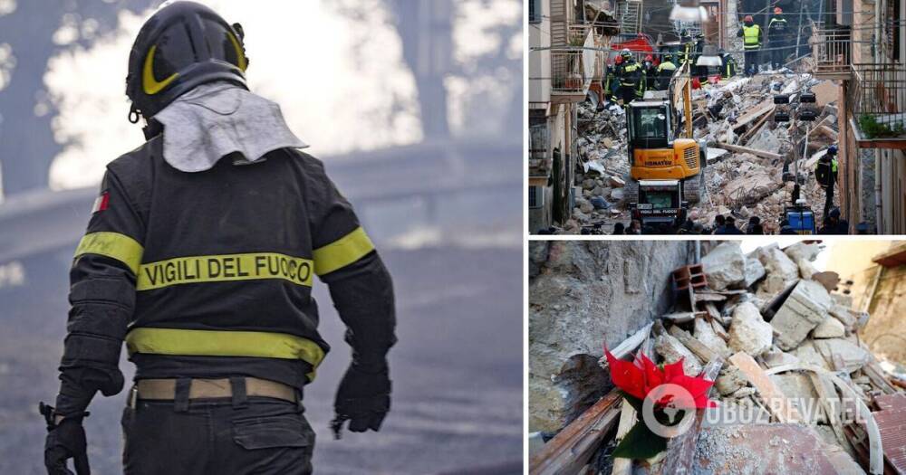 Обрушение домов в Италии – погибли семь человек, пропавших ищут – фото