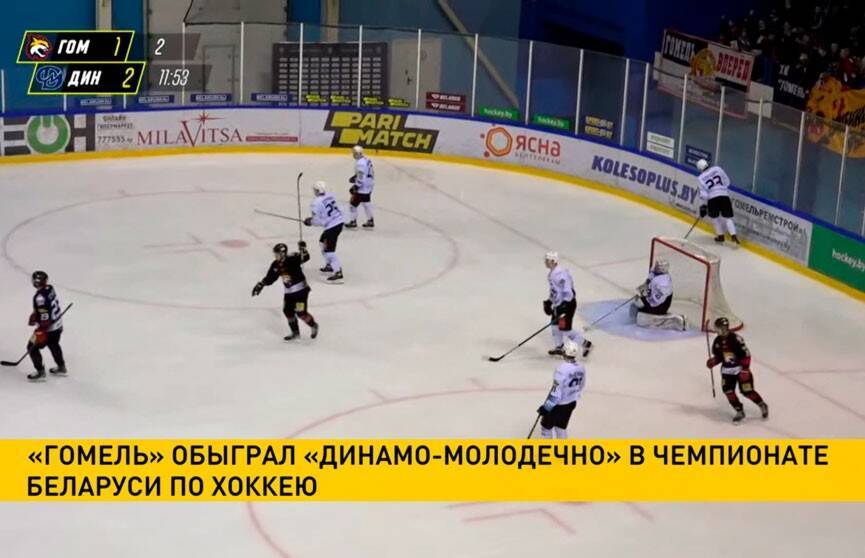 «Гомель» обыграл «Динамо-Молодечно» в Чемпионате Беларуси по хоккею