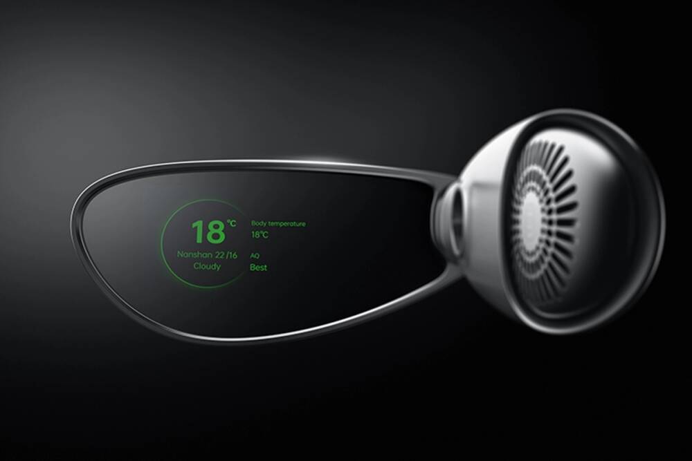OPPO представила AR-монокль Air Glass и нейропроцессор MariSilicon X