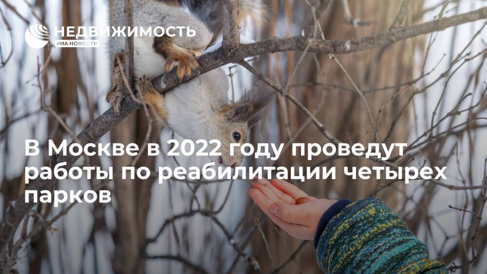 В Москве в 2022 году проведут работы по реабилитации четырех парков