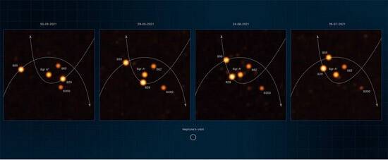 Телескоп ESO сфотографував ділянки надмасивної чорної діри в центрі галактики