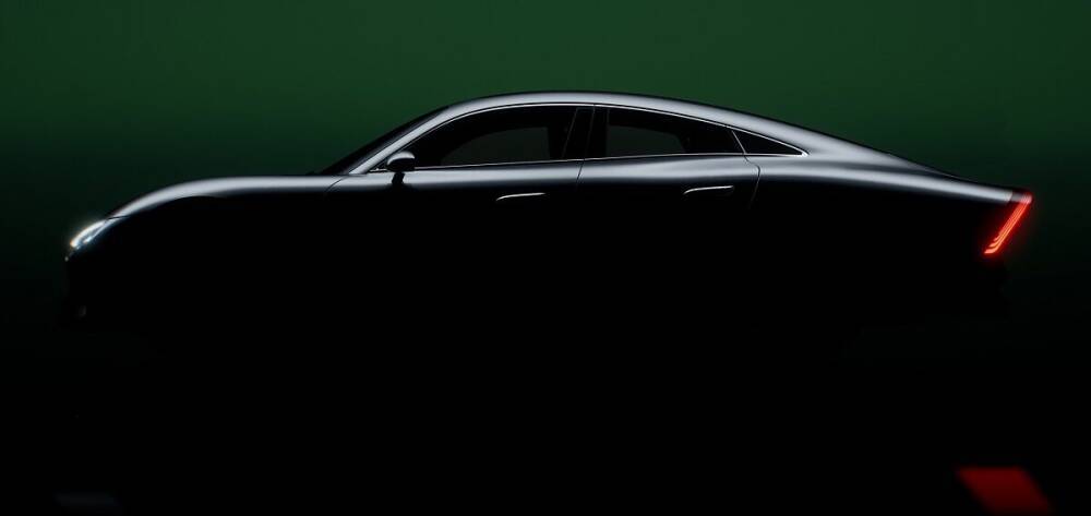 Mercedes-Benz показал тизер нового электрического концепта Vision EQXX EV 2022 года