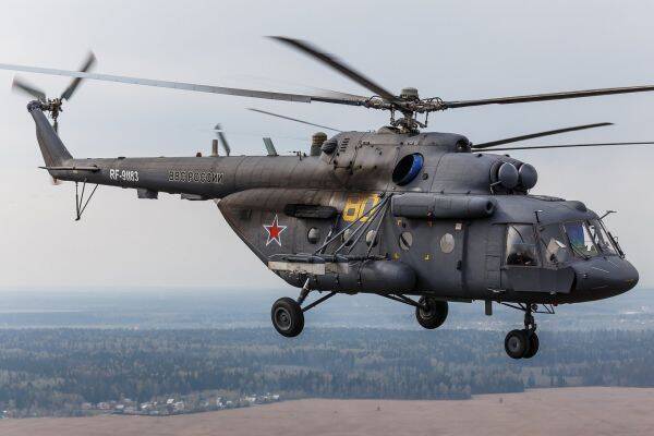Российские военно-транспортные вертолеты Ми-8/17 — вторые по популярности в мире