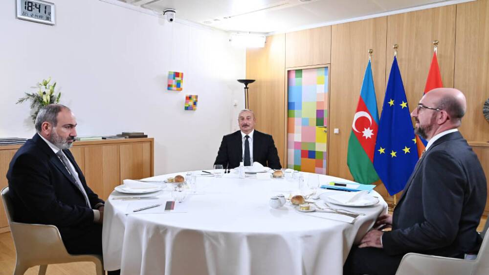 В Брюсселе прошли переговоры Алиева и Пашиняна