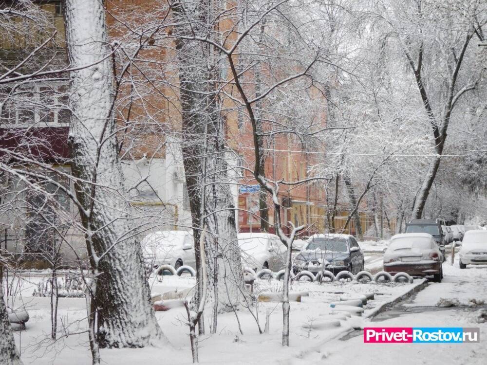 В Ростове-на-Дону на выходных 18 и 19 декабря пойдет мокрый снег
